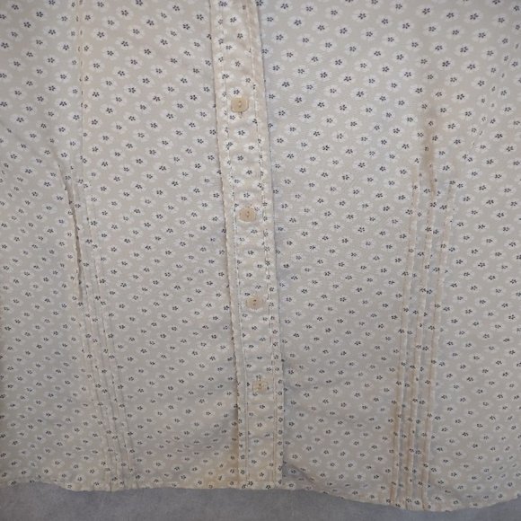 Covington Womens Ruffled Puff Sleeve Button Blouse Size Large - Picture 5 of 9